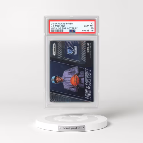 2019 Panini Prizm Luck of the Lottery #2 Ja Morant (PSA 10 GEM MINT)