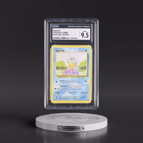 1999 Base Set #63/102 Squirtle (CGC 9.5 MINT+)