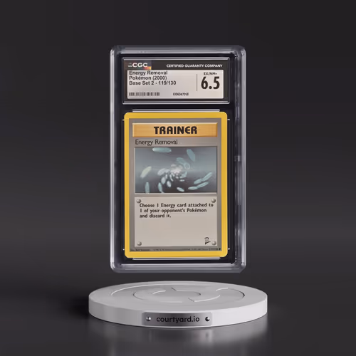 2000 Base Set 2 #119/130 Energy Removal (CGC 6.5 EX-NM+)