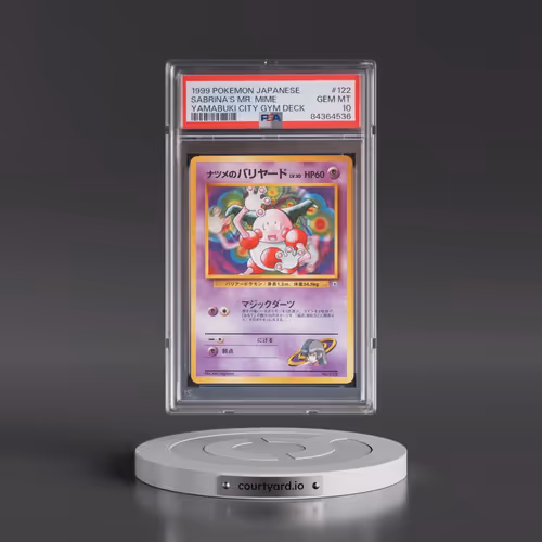 1999 Pokémon Yamabuki City Gym Deck #122 Sabrina's Mr. Mime (PSA 10 GEM MINT)