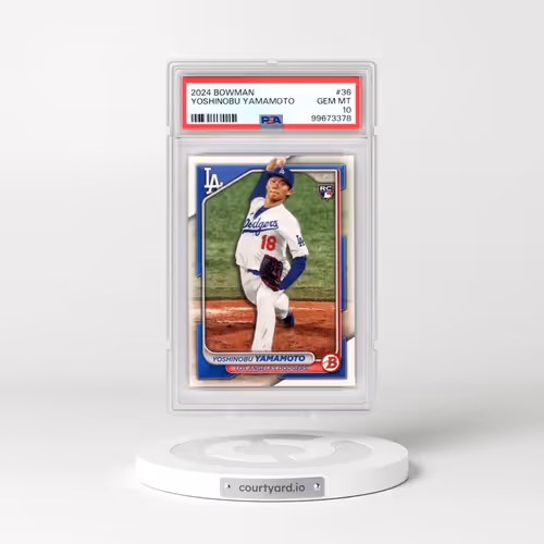 2024 Bowman #36 Yoshinobu Yamamoto (PSA 10 GEM MINT)