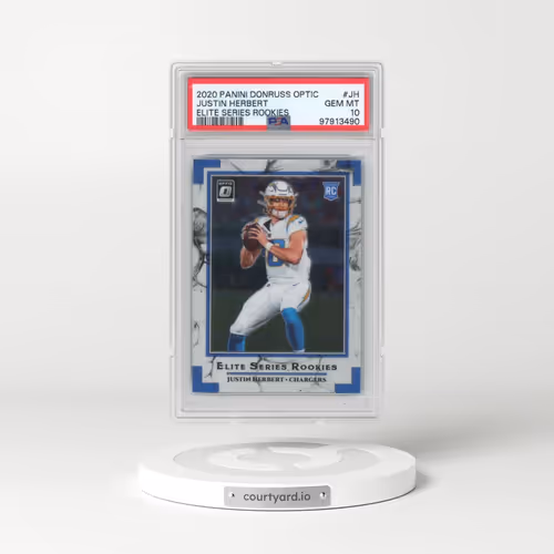 2020 Panini Donruss Optic Elite Series Rookies #JH Justin Herbert (PSA 10 GEM MINT)
