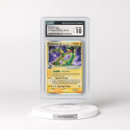 2006 EX Dragon Frontiers #97 Rayquaza EX - Holo (CGC 10 GEM MINT)
