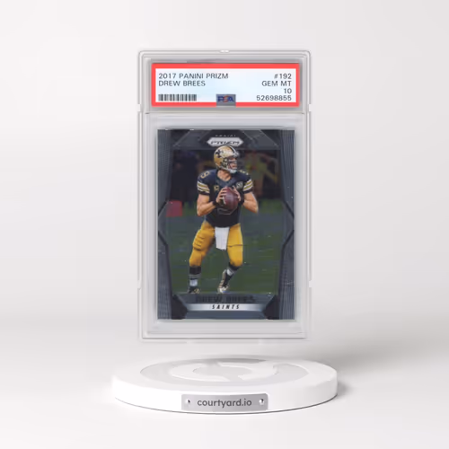 2017 Panini Prizm #192 Drew Brees (PSA 10 GEM MINT)