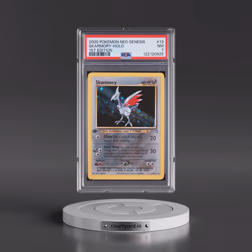 2000 Pokémon Neo Genesis #13 Skarmory - 1st Edition Holo (PSA 7 NM)
