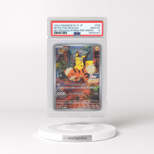 2023 Pokémon SV-P Promo #098 Detective Pikachu - Detective Pikachu Returns Pre-Order (PSA 10 GEM MINT)