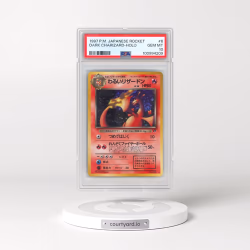 1997 Pokémon Rocket #6 Dark Charizard - Holo (PSA 10 GEM MINT)