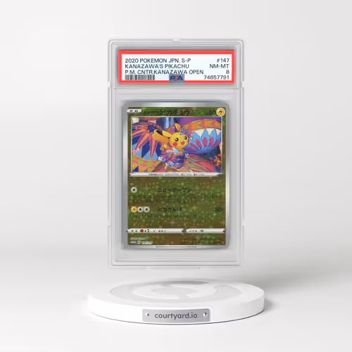 2020 Pokémon S Promo #147 Kanazawa's Pikachu - Pokemon Center Kanazawa Opening (PSA 8 NM-MT)