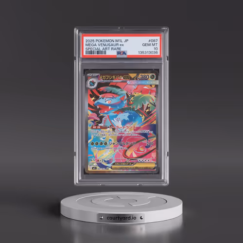 2025 Pokémon M1l-Mega Brave #087 Mega Venusaur EX - Holo Special Art Rare (PSA 10 GEM MINT)