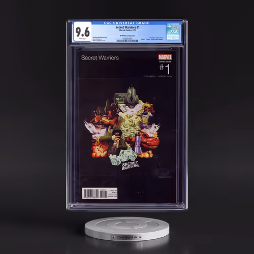 Secret Warriors #1 CGC 9.6 White Pages (Marvel Comics, 7/17) - Universal D'Alfonso Variant Cover