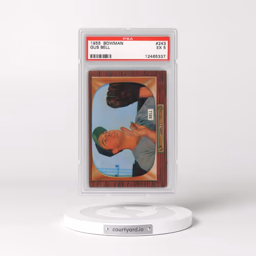 1955 Bowman #243 Gus Bell (PSA 5 EX)