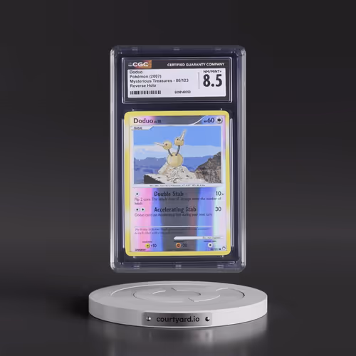2007 Mysterious Treasures #80/123 Doduo - Reverse Holo (CGC 8.5 NM-MT+)