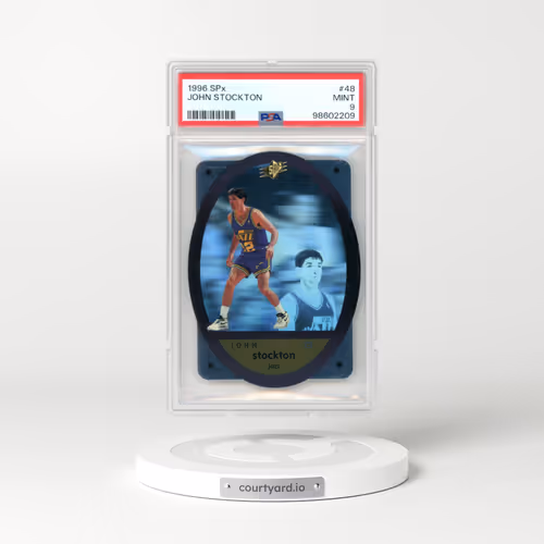 1996 Spx #48 John Stockton (PSA 9 MINT)