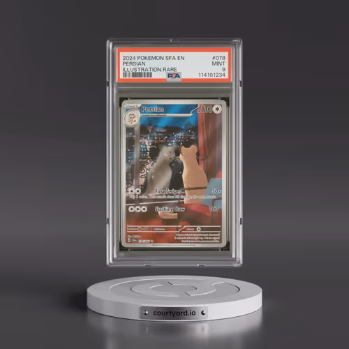 2024 Pokémon Sfa EN-Shrouded Fable #078 Persian - Illustration Rare (PSA 9 MINT)