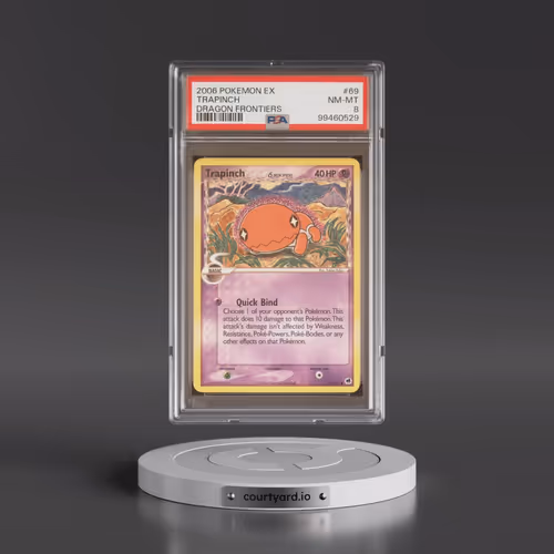 2006 Pokémon EX Dragon Frontiers #69 Trapinch (PSA 8 NM-MT)