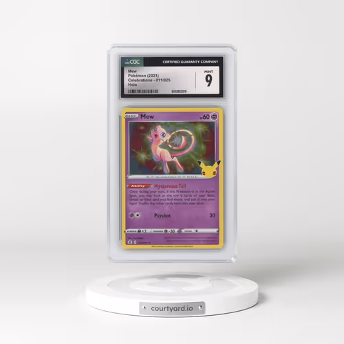 2021 Celebrations #011/025 Mew - Holo (CGC 9 MINT)