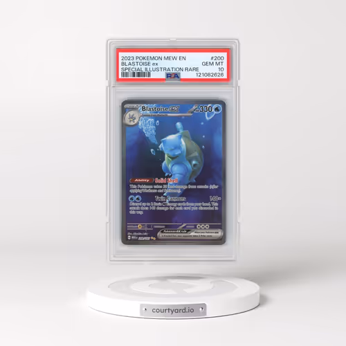 2023 Pokémon Mew EN-151 #200 Blastoise EX - Holo Special Illustration Rare (PSA 10 GEM MINT)