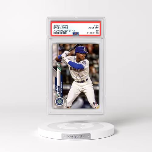 2020 Topps #64 Kyle Lewis - Advanced Stat (PSA 10 GEM MINT)