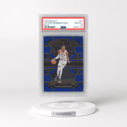 2023 Panini Select #87 Victor Wembanyama - Blue (PSA 10 GEM MINT)