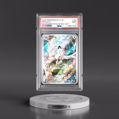 2024 Pokémon SV-P Promo #192 Meowth - Start Deck Generations Special Battle Set (PSA 9 MINT)