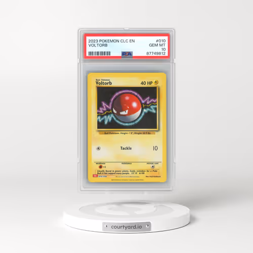 2023 Pokémon Clc-Trading Card Game Classic Charizard & HO-Oh EX Deck #010 Voltorb (PSA 10 GEM MINT)