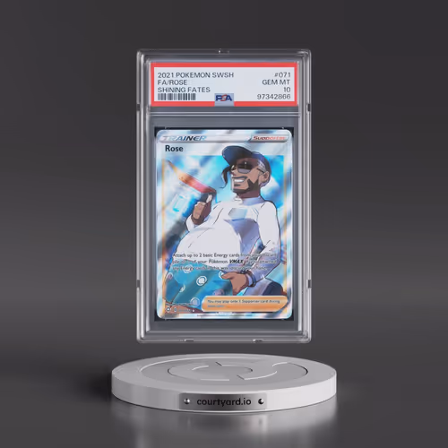 2021 Pokémon Sword & Shield Shining Fates #071 Rose - Full Art (PSA 10 GEM MINT)