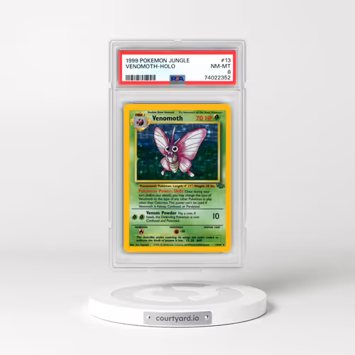 1999 Pokémon Jungle #13 Venomoth - Holo (PSA 8 NM-MT)
