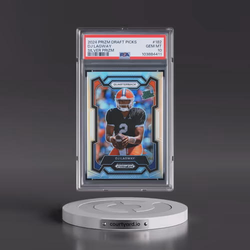 2024 Panini Prizm Draft Picks #182 DJ Lagway - Silver Prizm (PSA 10 GEM MINT)