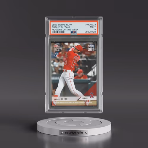 2018 Topps Now Moment of the Week #MOW23 Shohei Ohtani (PSA 9 MINT)