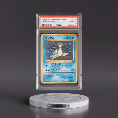 1997 Pokémon Fossil #131 Lapras - Holo (PSA 8 NM-MT)