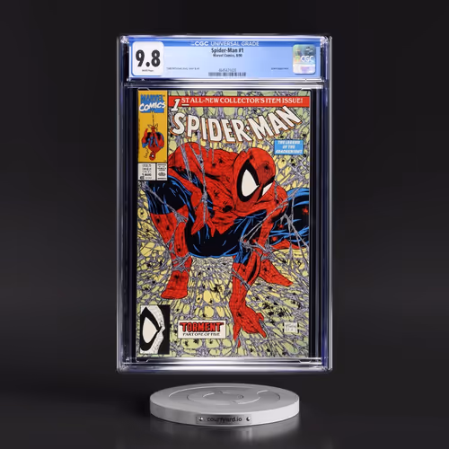 Spider-Man #1 CGC 9.8 White Pages (Marvel Comics, 8/90) - Universal