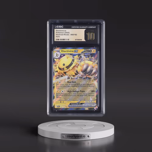 2025 Destined Rivals - DRI EN #069/182 Electivire ex - Holo (CGC 10 PRISTINE)