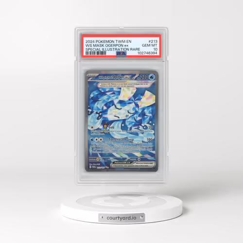 2024 Pokémon Twm EN-Twilight Masquerade #213 Wellspring Mask Ogerpon EX - Holo Special Illustration Rare (PSA 10 GEM MINT)