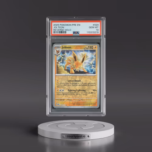 2025 Pokémon Pre EN-Prismatic Evolutions #029 Jolteon - Reverse Holo (PSA 10 GEM MINT)