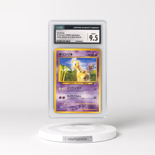 2000 Gold, Silver, to a New World #203 Girafarig (CGC 9.5 MINT+)