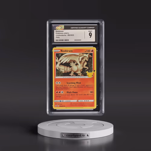 2021 Celebrations #002/025 Reshiram - Holo (CGC 9 MINT)