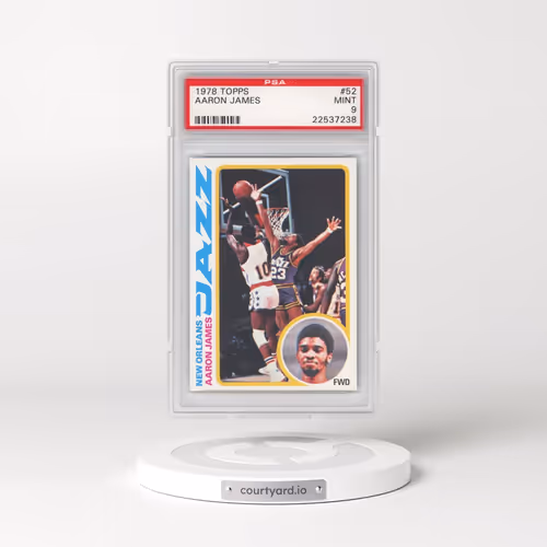 1978 Topps #52 Aaron James (PSA 9 MINT)