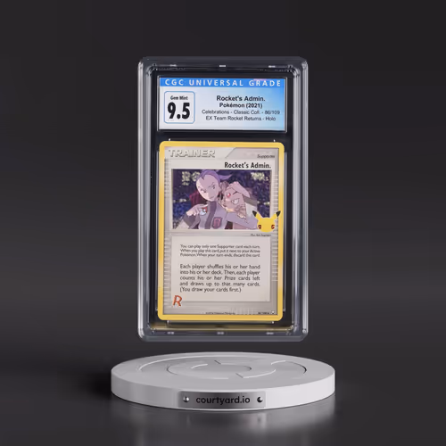 2021 Celebrations - Classic Collection #86/109 Rocket's Admin. - EX Team Rocket Returns Holo (CGC 10