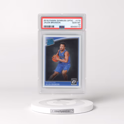 2018 Panini Donruss Optic #179 Jalen Brunson (PSA 10 GEM MINT)