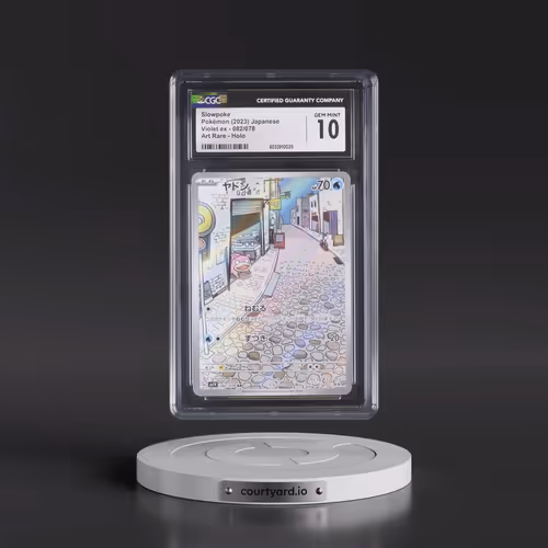 2023 Violet ex #082/078 Slowpoke - Art Rare Holo (CGC 10 GEM MINT)