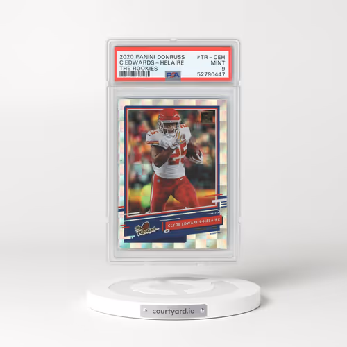 2020 Panini Donruss the Rookies #TR-CEH Clyde Edwards-Helaire (PSA 9 MINT)