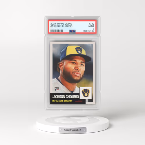 2024 Topps Living #747 Jackson Chourio (PSA 9 MINT)