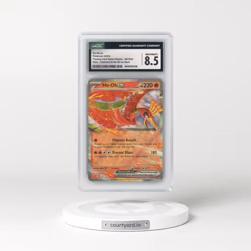 2023 Pokémon Clc-Trading Card Game Classic Charizard & HO-Oh EX Deck #007 HO-Oh EX - Holo (CGC 8.5 NM-MT+)