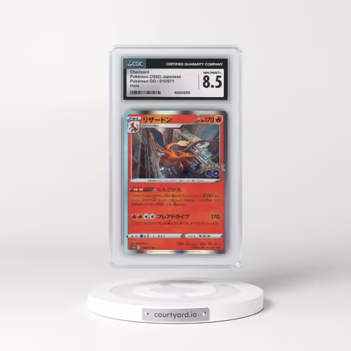 2022 Pokémon GO #010/071 Charizard - Holo (CGC 8.5 NM-MT+)