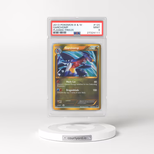 2013 Pokémon Black & White Plasma Freeze #120 Garchomp (PSA 9 MINT)