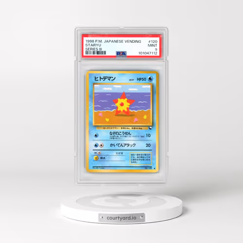 1998 Pokémon Vending #120 Staryu - Series III (PSA 9 MINT)
