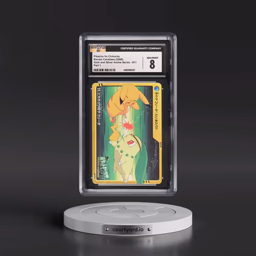 2000 Gold and Silver Anime Series #11 Pikachu Vs Chikorita - Part 1 (CGC 8 NM-MT)