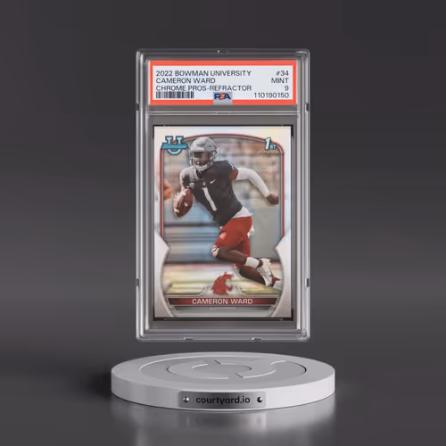 2022 Bowman University Chrome Prospects #34 Cameron Ward - Refractor (PSA 9 MINT)