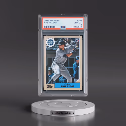 2022 Topps Archives #290 Cal Raleigh (PSA 10 GEM MINT)