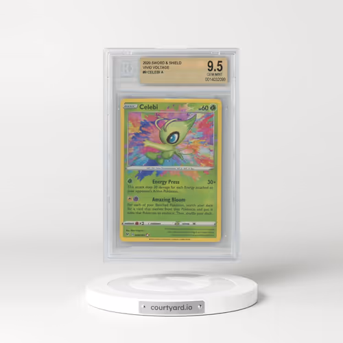 2020 Vivid Voltage #009 Celebi - Amazing Rare (BGS 9.5 GEM MINT)